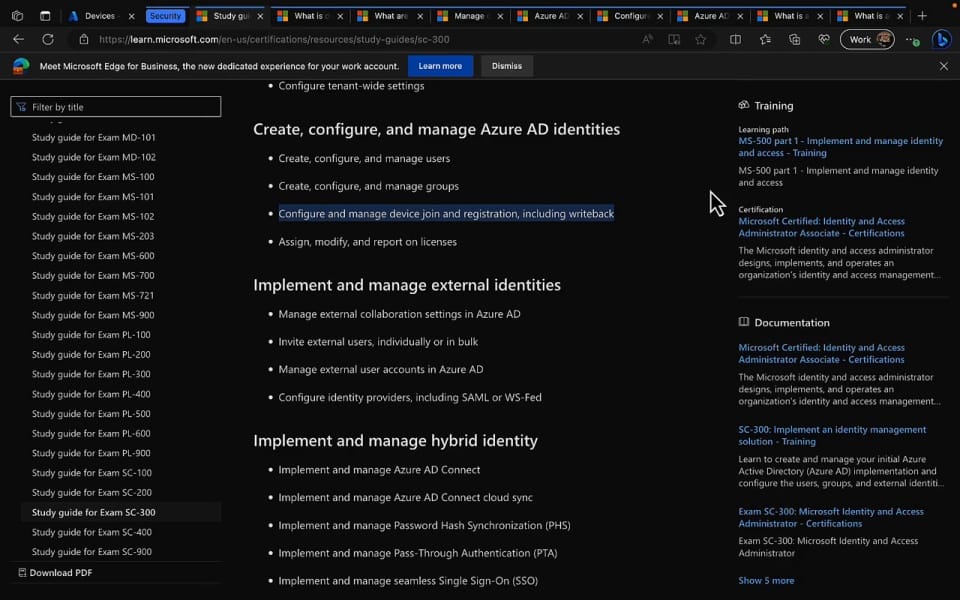 Configure and Manage Device Join and Registration