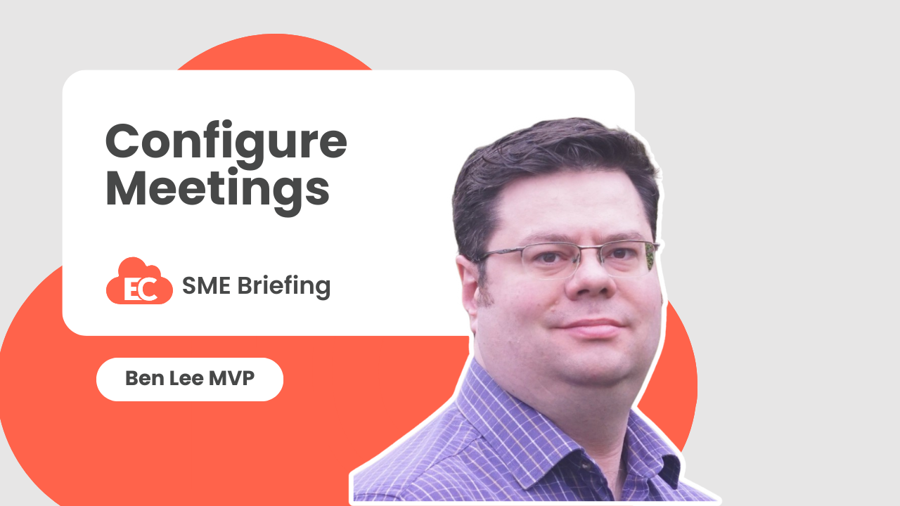 Configure Meetings