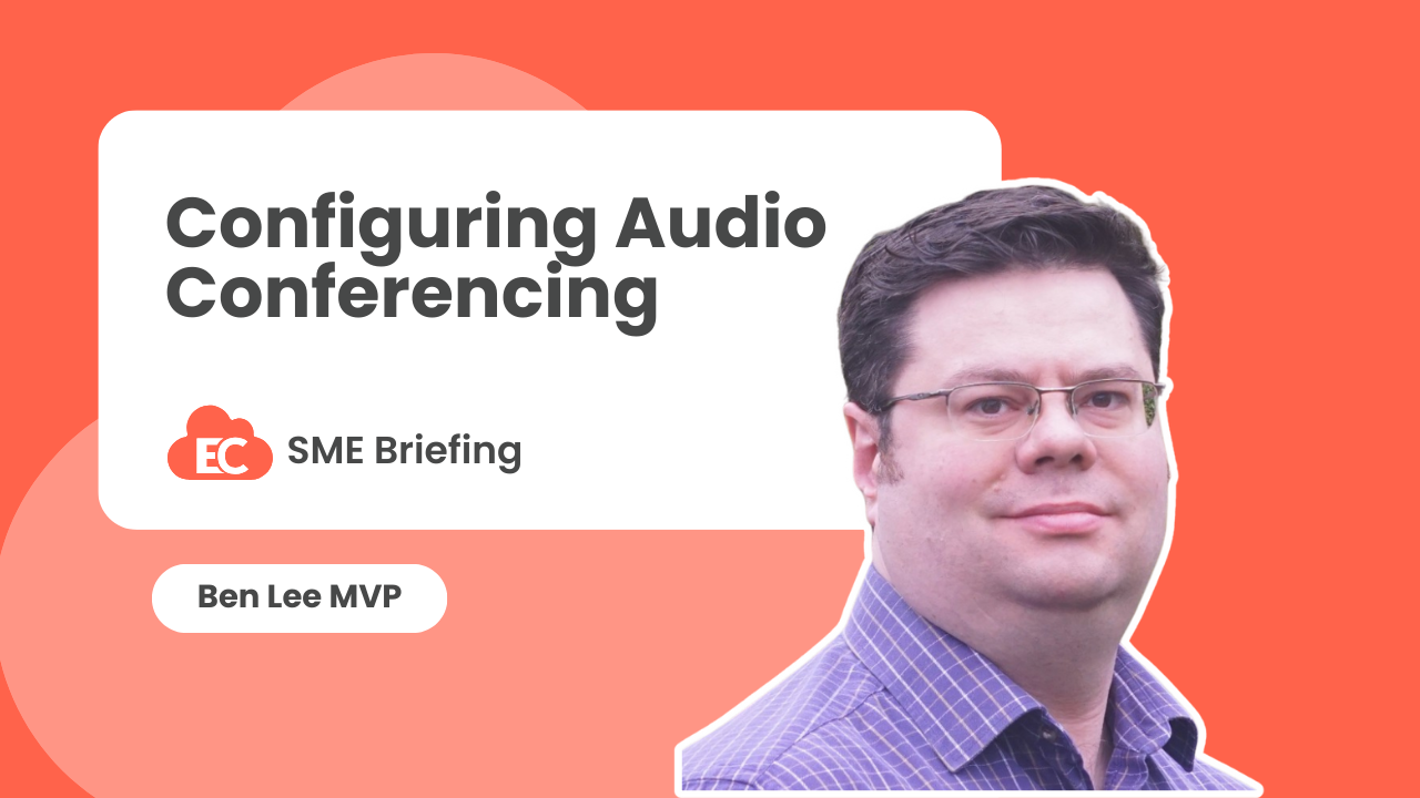 Configuring Audio Conferencing