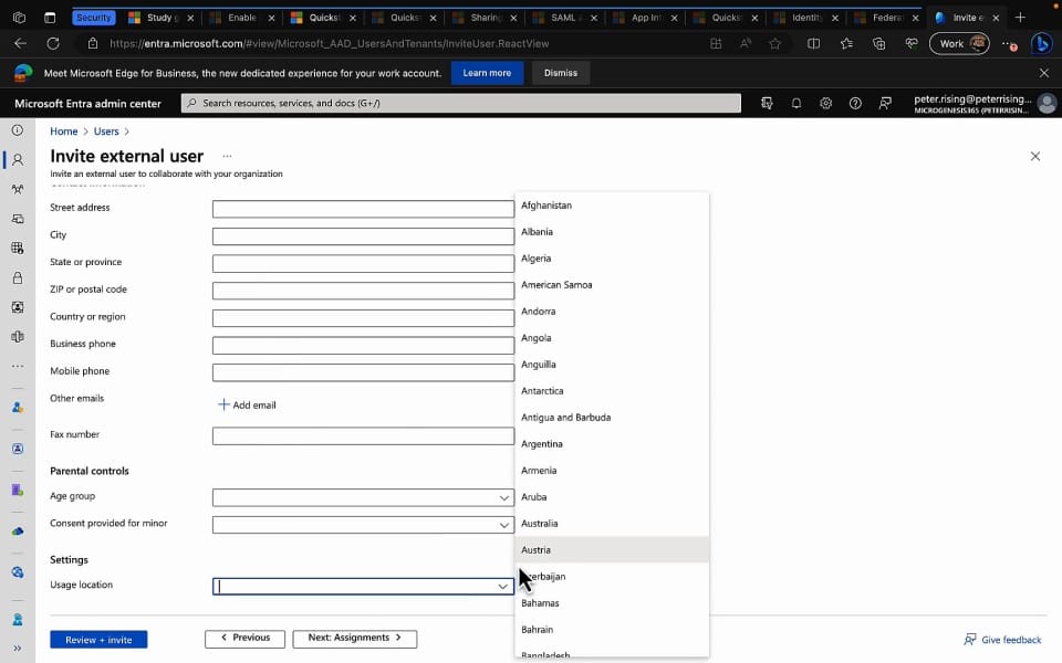 Implement and Manage External Identities