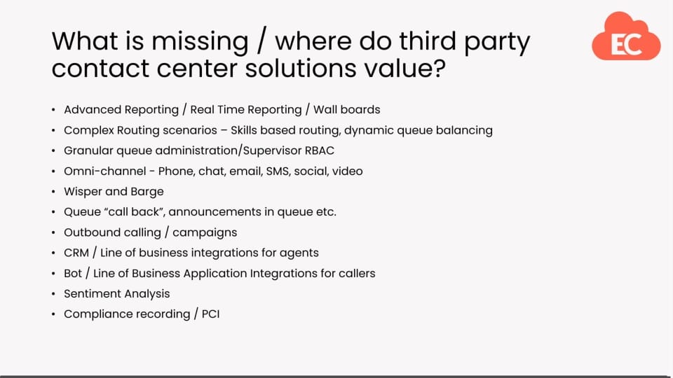 Microsoft Teams Contact Center Options - Level 100