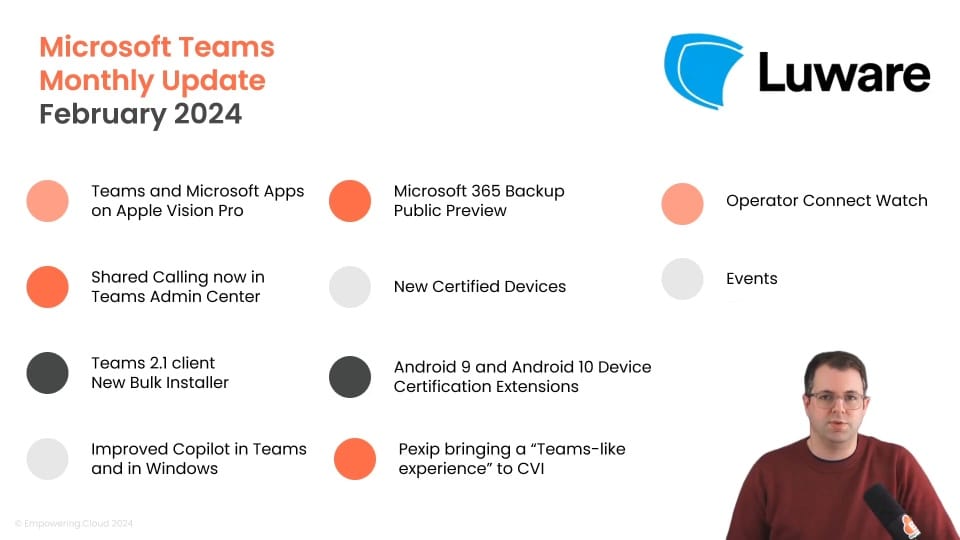 Microsoft Teams Monthly Update February 2024