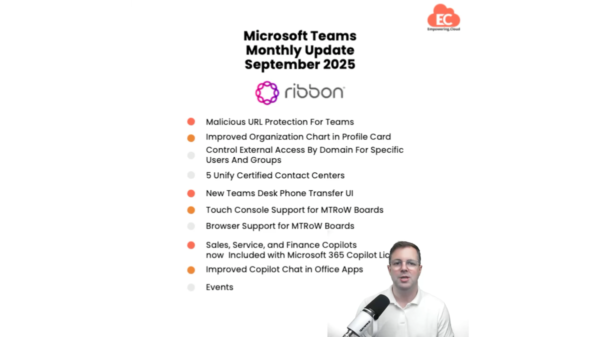 Microsoft Teams Monthly Update September 2025