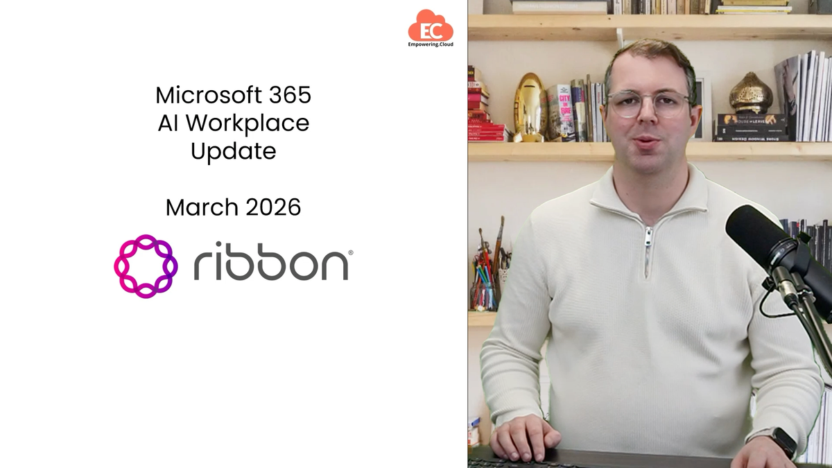 Microsoft 365 AI Workplace Update March 2026