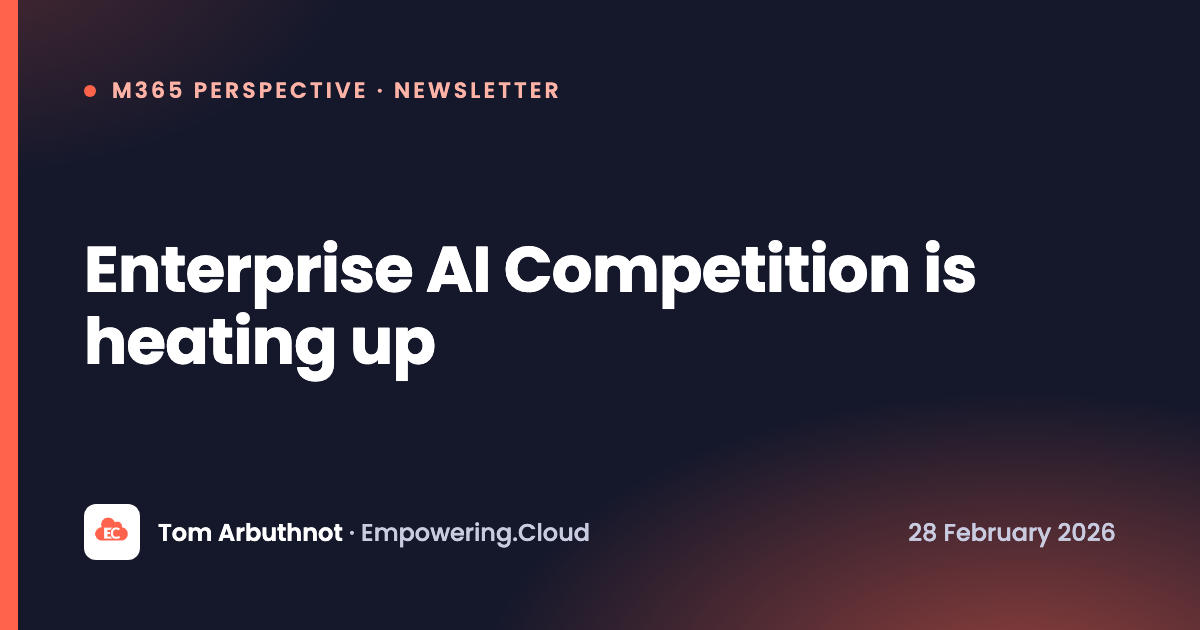 Enterprise AI Competition is heating up
