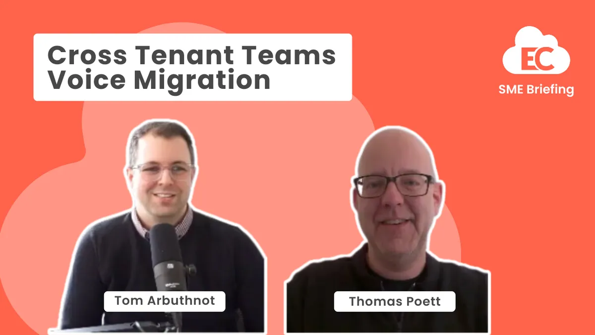 Cross-Tenant Teams Voice Migration