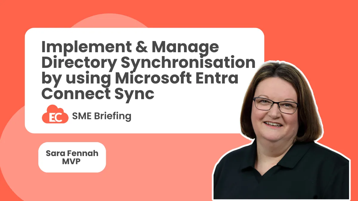 Implement and Manage Directory Synchronization by using Microsoft Entra Connect Sync