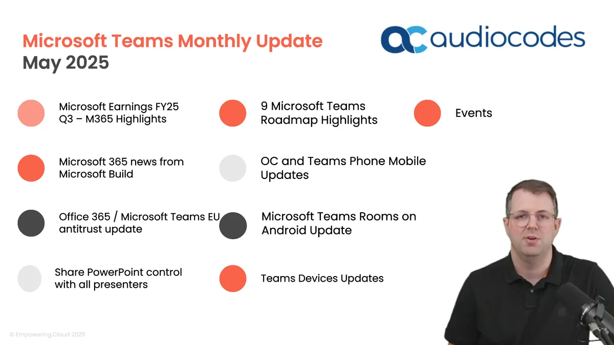 Microsoft Teams Monthly Update May 2025