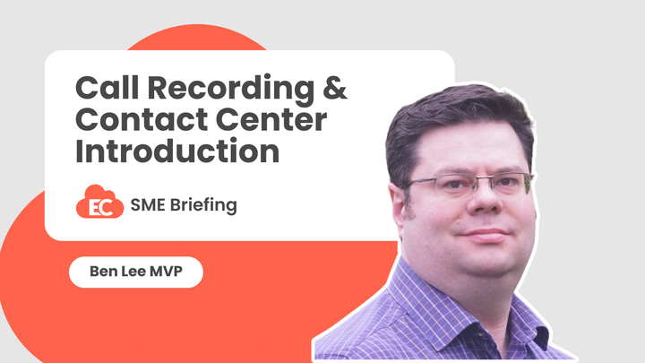 Call Recording and Contact Center Introduction