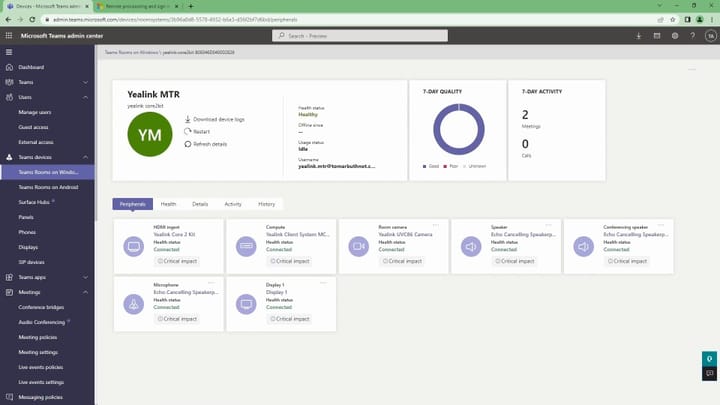 Configure and manage Microsoft Teams devices