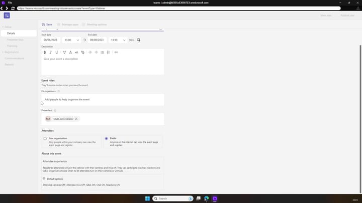 Microsoft Teams Meetings Types Overview