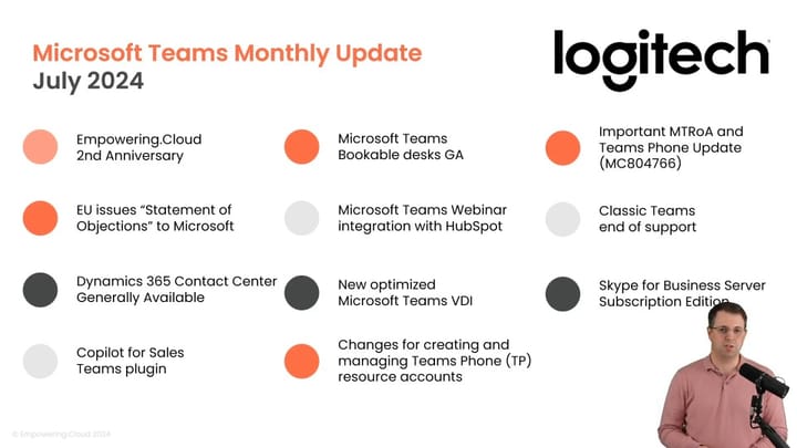 Microsoft Teams Monthly Update July 2024
