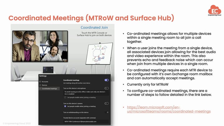Microsoft Teams Rooms Key Features