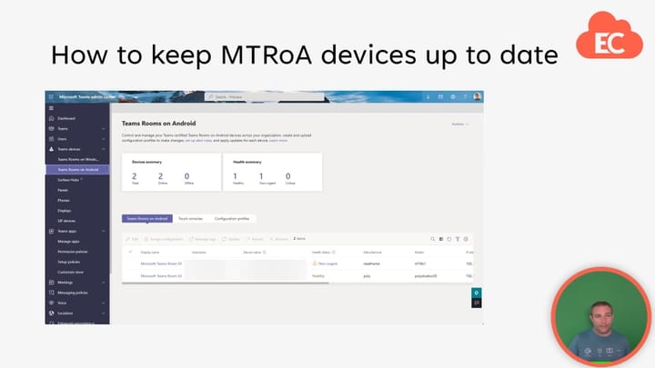 Microsoft Teams Rooms on Android - How Updates Work