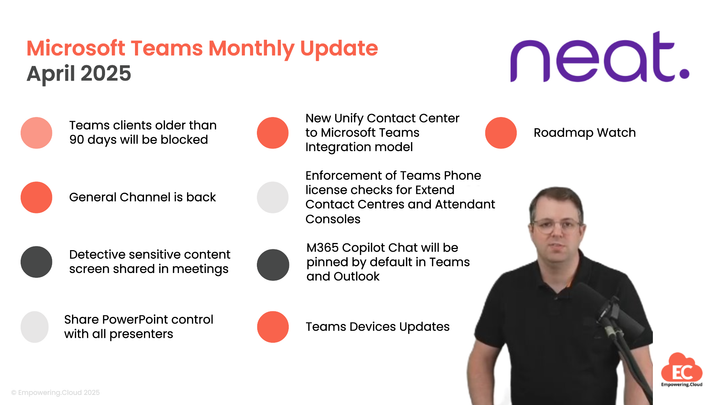 Microsoft Teams Monthly Update April 2025