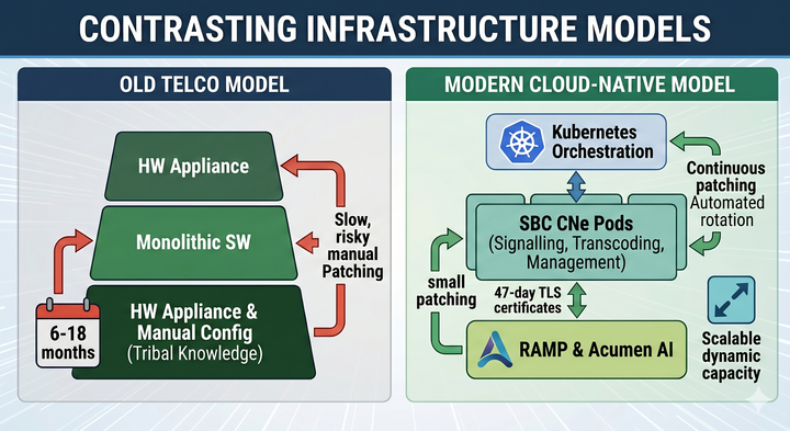 The 2026 Rebuild of Telco Voice — Why Containers, Automation and AI Are Needed