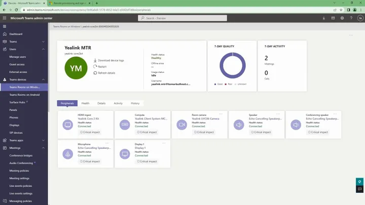 Configure and manage Microsoft Teams devices