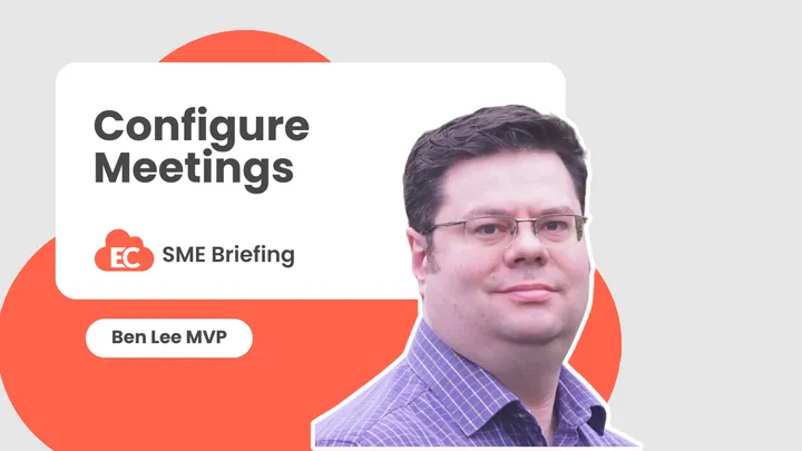 Configure Meetings