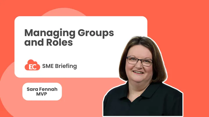 Managing Groups and Roles
