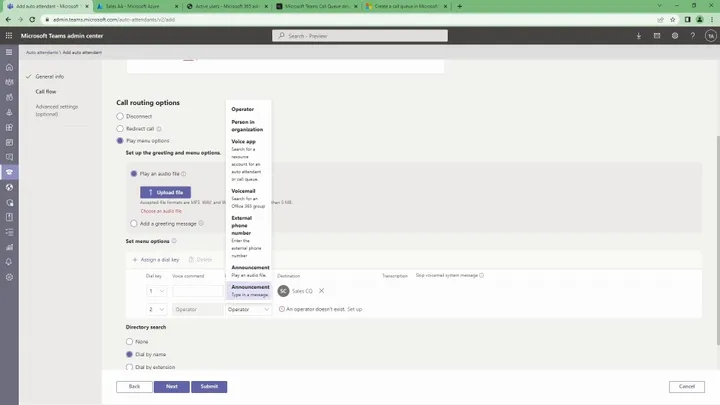 Call Queues, Auto Attendants and Resource Accounts