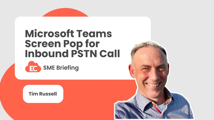 Microsoft Teams Screen Pop for inbound PSTN Call