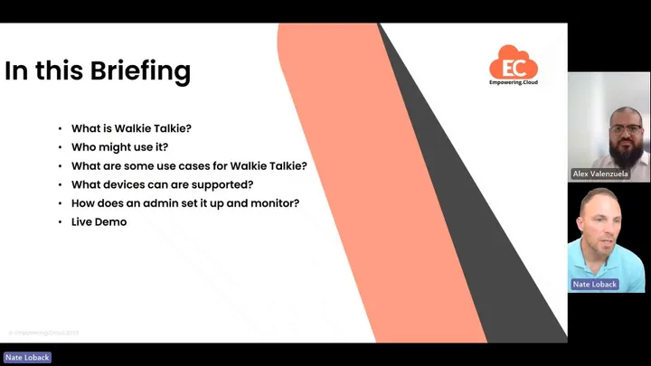 Microsoft Teams Walkie Talkie Explained - Setup and Demo