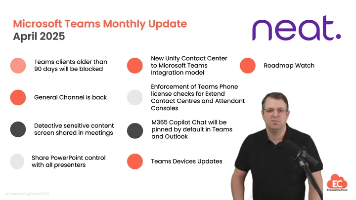 Microsoft Teams Monthly Update April 2025