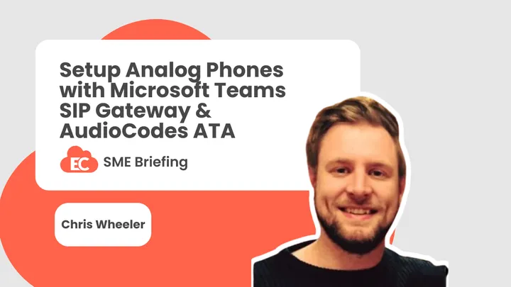 Setup Analog Phones with Microsoft Teams SIP Gateway and AudioCodes ATA