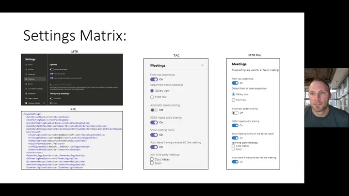 Teams Meeting Room on Windows - using Powershell to automate XML configuration files