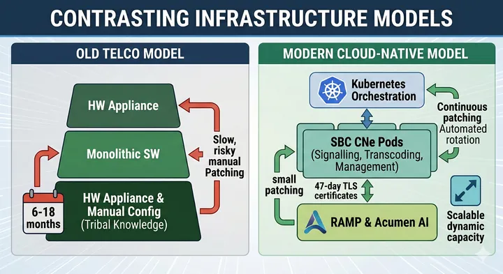 The 2026 Rebuild of Telco Voice — Why Containers, Automation and AI Are Needed