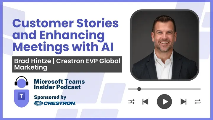 Customer Stories and Enhancing Meetings with AI, Brad Hintze, Crestron