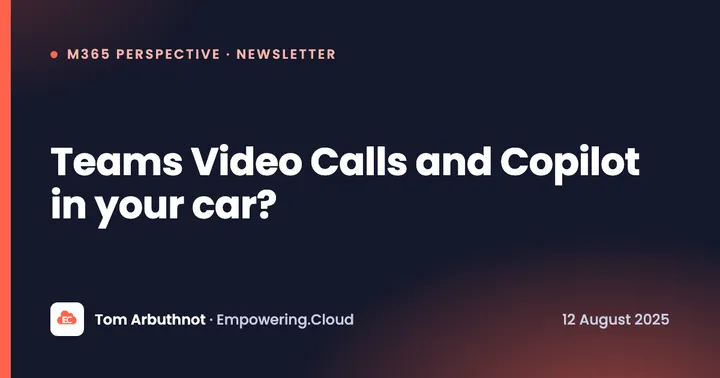 Teams Video Calls and Copilot in your car?