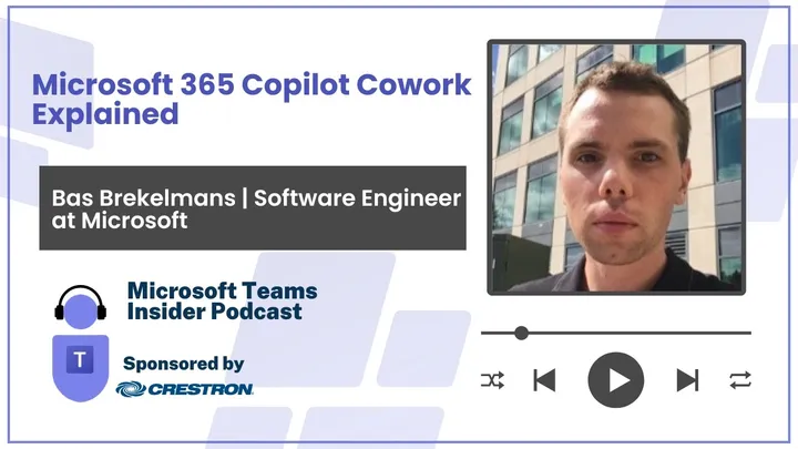 Microsoft 365 Copilot Cowork Explained with Bas Brekelmans, Software Engineer at Microsoft