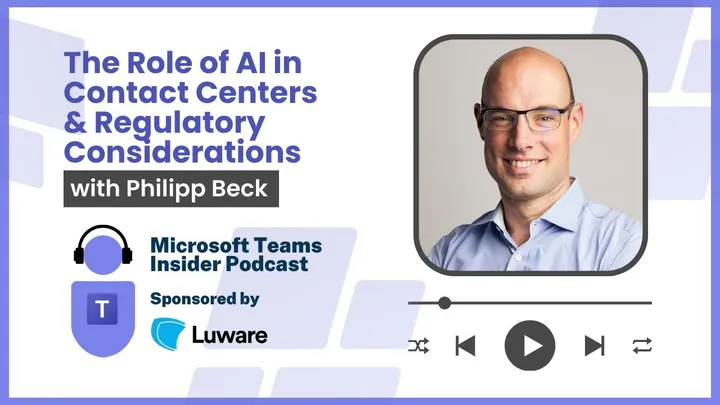 The Role of AI in Contact Centers and Regulatory Considerations with Philipp Beck