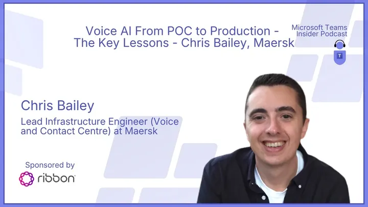 Voice AI From POC to Production - The Key Lessons - Chris Bailey, Maersk