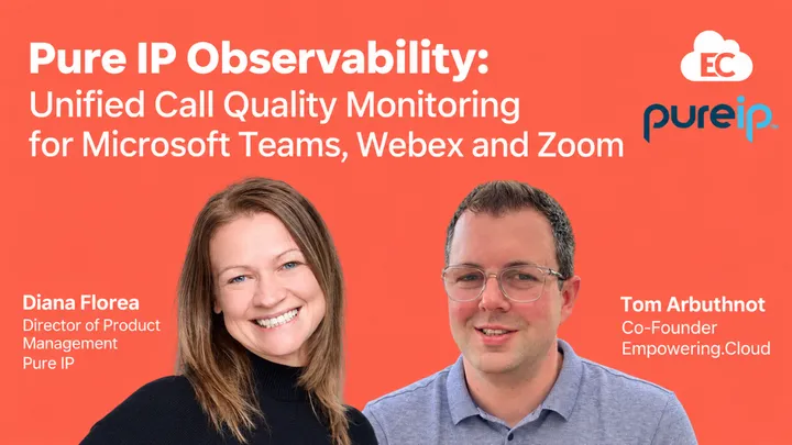 Unified Call Quality Monitoring - Microsoft Teams, Webex, Zoom and Operator - Pure IP Observability